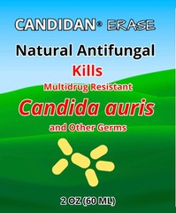 Candidan® Erase Spray 2 OZ for Candida auris Topic Antifungal Natural