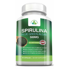 Spirulina Blue Green Algae Immune Support Green Coffee Weight Management 60 Caps