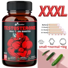 Panax Ginseng Testostero Booster, 120 Capsules-Testostero Booster, Muscle Health