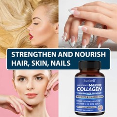 Collagen 2400mg w/Hyaluronic Acid, Biotin, Bone Joint, Wrinkles, Fat Burning