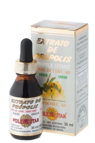 Brazilian Green Propolis Extract Wax Free WF60 Polenectar – 1 Bottle (30ml)