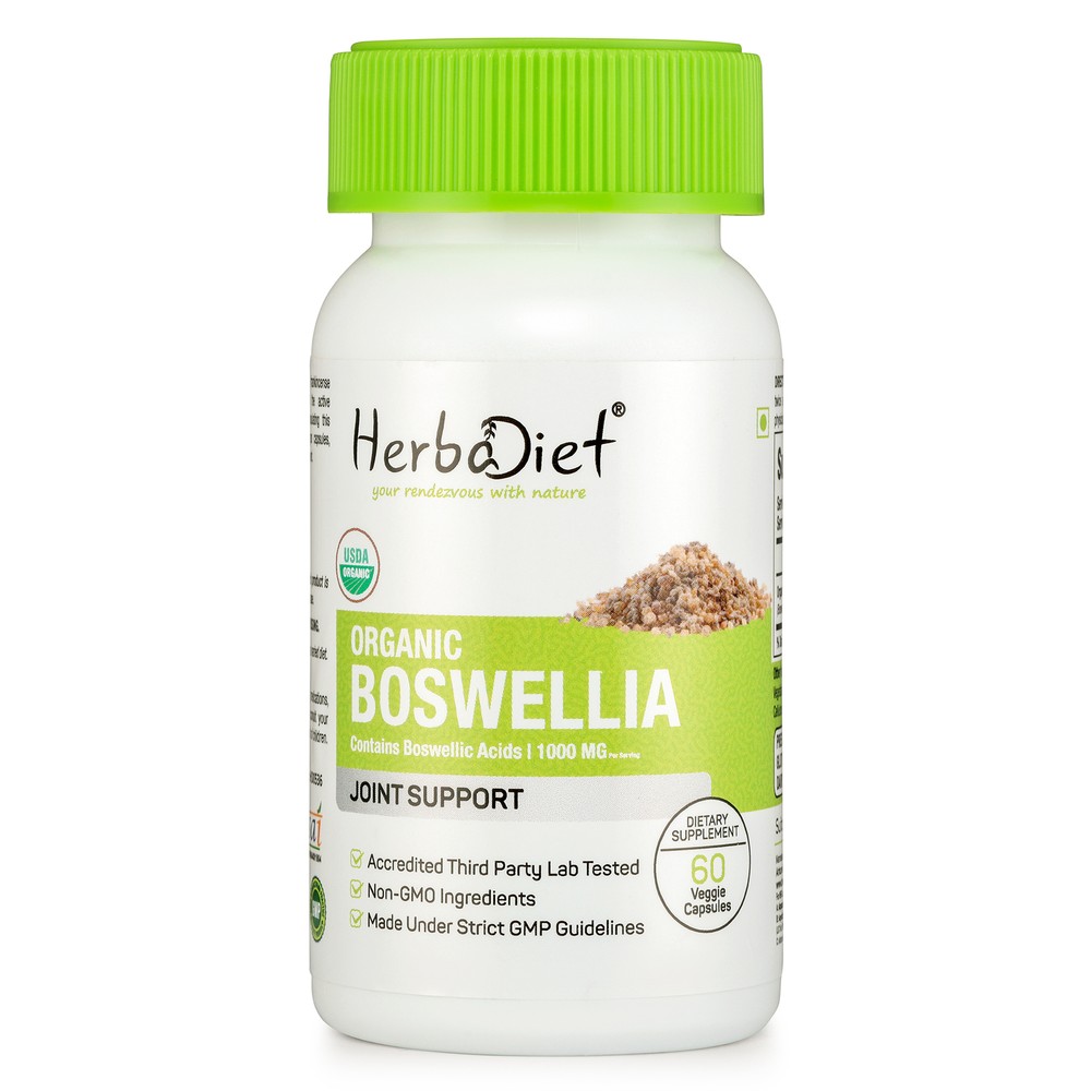 Organic Boswellia Serrata Capsules Anti-inflammatory Joint Health Care Support