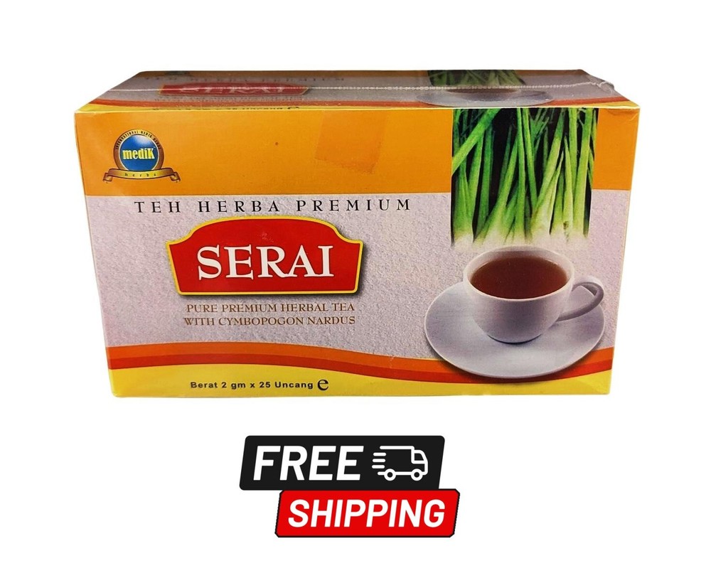 Pure Herbal Premium Serai Tea with Cymbopogon Nardus Lose Weight Free Shipping