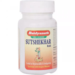 Baidyanath Sutshekhar Ras Tablet (40tab) Herbal Ayurvedic Gastric Wellness