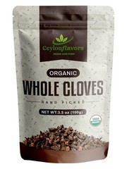 Hand Picked USDA Certified Premuim Grade Organic Whole Cloves 3.5oz (100g)