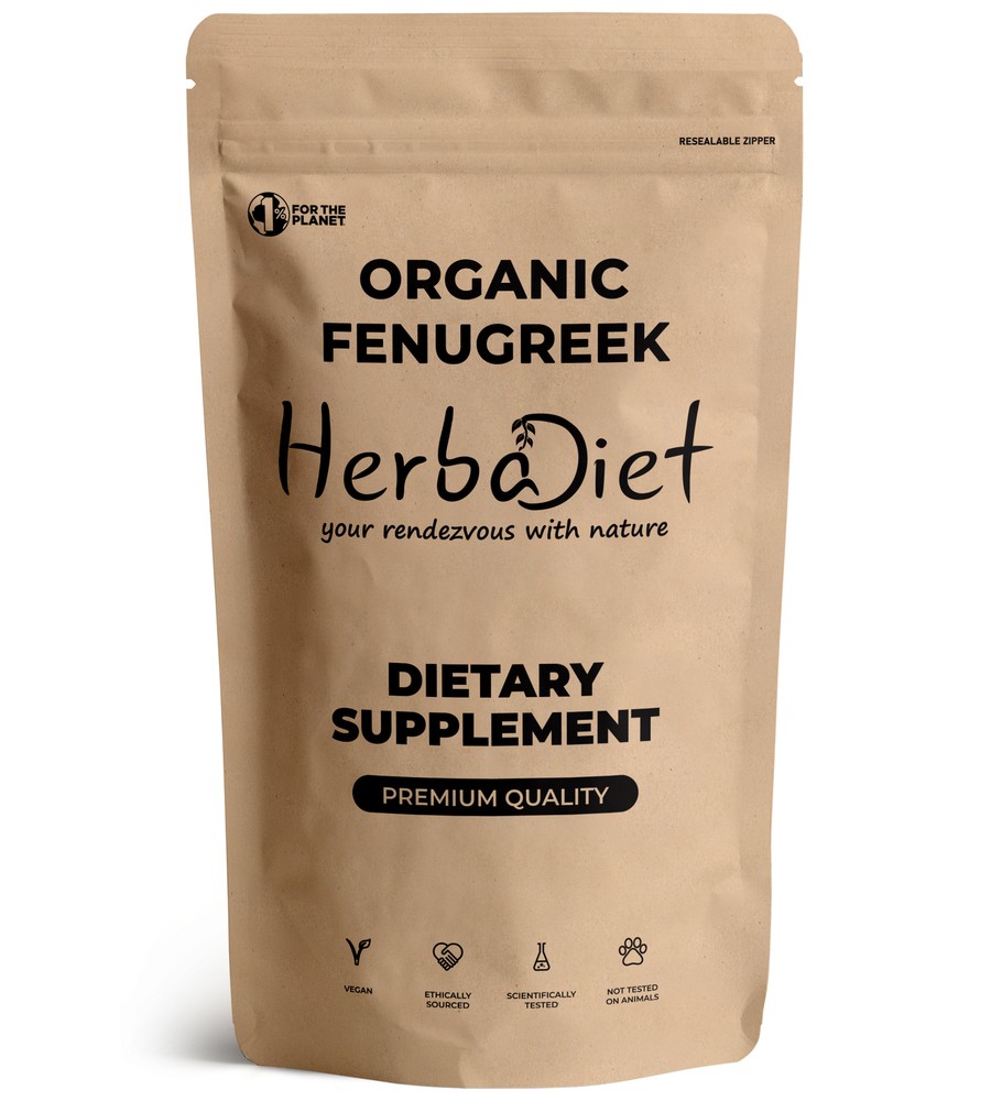 Organic Fenugreek Powder Premium Grade Methi Seed Women Health Libido Supplement