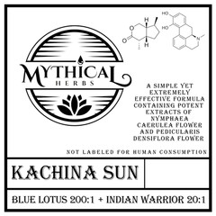 Kachina Sun – Indian Warrior & Blue Lotus Capsules : Relaxing Herbs | Love Blend