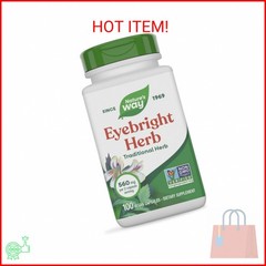 Natures Way Eyebright Herb Vegetarian Capsule, 100 ct
