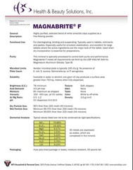 MAGNABRITE F 50lbs Cosmetic Grade (Magnesium Aluminum Silicate)