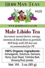 MALE LIBIDO TEA – Male Libido enhancement with KOREAN GINSENG