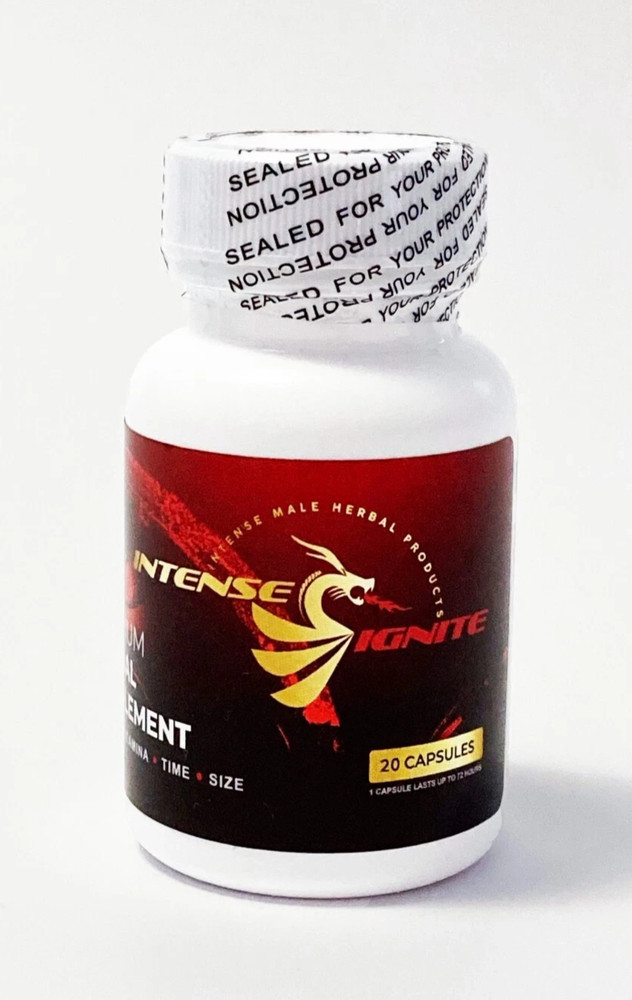 Intense Ignite Fast Acting Male Enhancement Support Natural Formula – 20 Pills
