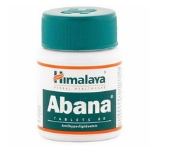 (6 Pack) Himalaya ABANA 60 Tabs Each Reduces Cholesterol