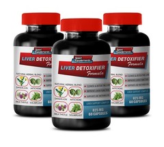 Best lever supply – LIVER DETOXIFIER FORMULA 825mg great 120 Capsules 3 Bottles