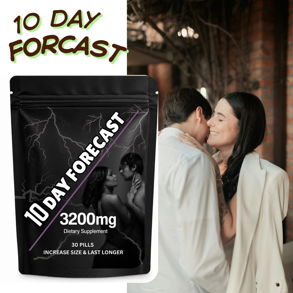 10 Day Forecast Men’s Wellness Supplement 3200mg 30 Pills Herbal Formula