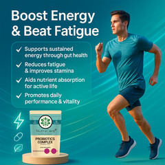 Probiotics Complex Capsules 40 Billion CFU 15 Active Bacteria-100% Vegan-90Caps