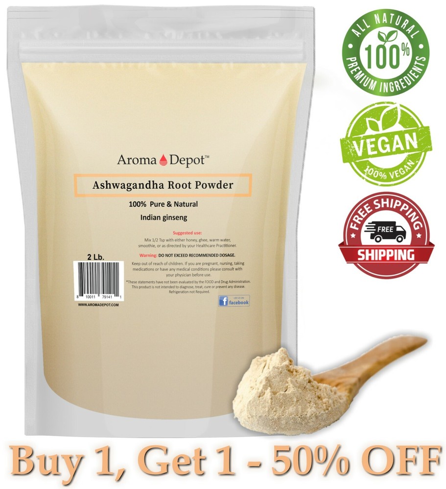 2lb Ashwagandha Root Powder Withania comnifera Indian gindeng aswaganda 2 Libras