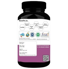 4x Women wellness 500mg, 60veg Cap. Dr. JPG Organic ISO & GMP Certified