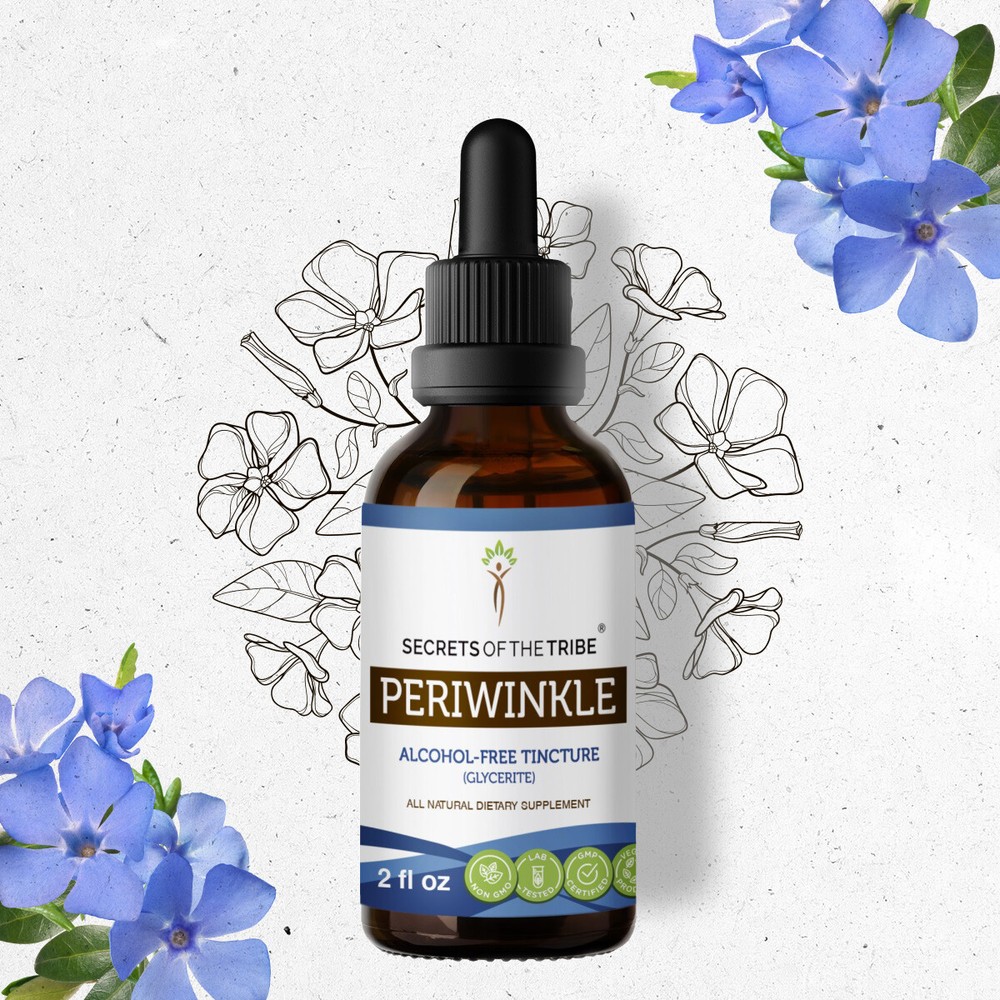 Secrets Of The Tribe Periwinkle Tincture Alcohol-FREE