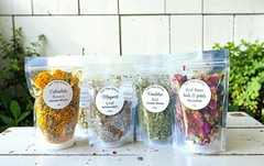 Natural Bulk Herbs Bags 14gm Organic & Wildcrafted Apothecary Spell Bags 1/2oz