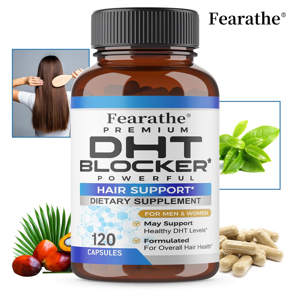 Hair Growth Capsule Saw Palmetto Supplement Hair Vitamins Unisex 120 Pills Vegan