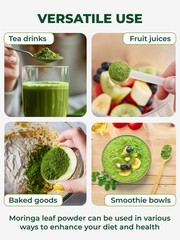 Organic Moringa Powder, Premium 100% Leaf Powder Single Origin USDA Organic …