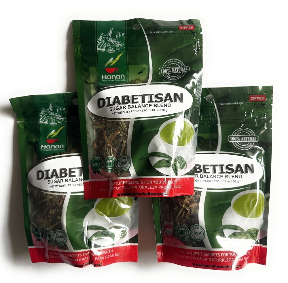 Diabetisan Herb (Sugar Balance Blend) 3 Bags x (50 grs/Bag)