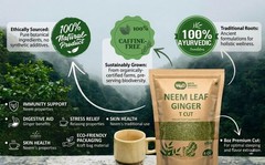 Neem Tea with Ginger – 8 oz (2 Pack) – Caffeine-Free – Immunity & Digestive