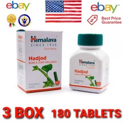 HADJOD 3 Bottles 180 Tablets OFFICIAL USA Himalaya Strengthens Bones