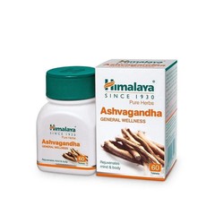 Himalaya Ashvagandha Rejuvenates Mind Body General Wellness 60 Tablets