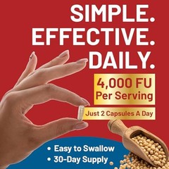 Nattokinase Supplement – 4,000 FU Per Serving – Vegan, Non-GMO, Gluten-Free –