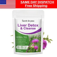 Liver Health Support Supplement – Liver Cleanse Detox & Repair 30 Days Detox Tea