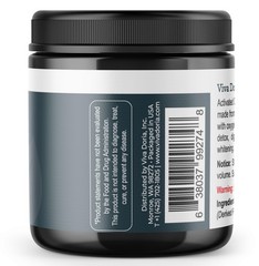 Viva Doria Activated Charcoal Powder, Hardwood 4 Ounce (Pack of 1), Black