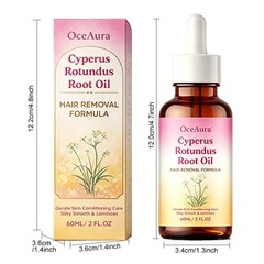 5PCS Cyperus Rotundus Oil – 60ml Natural Cyperus Rotundus Oil For Hair Removal