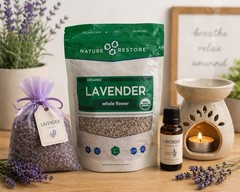 Nature Restore Organic Lavender Flowers 4oz Whole Buds USDA Tea Aromatherapy