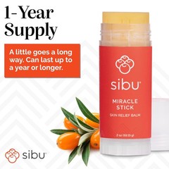 Himalayan Sea Buckthorn Miracle Stick – 1-Year Supply for Dry Skin, Bug Bites, S