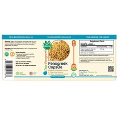 TrueMed Fenugreek Non-GMO & Gluten Free Extract Seed Supports Supplement 90 Cap