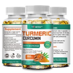 Turmeric Curcumin with Bioperine 1950mg High Absorption Triple Strength Capsules