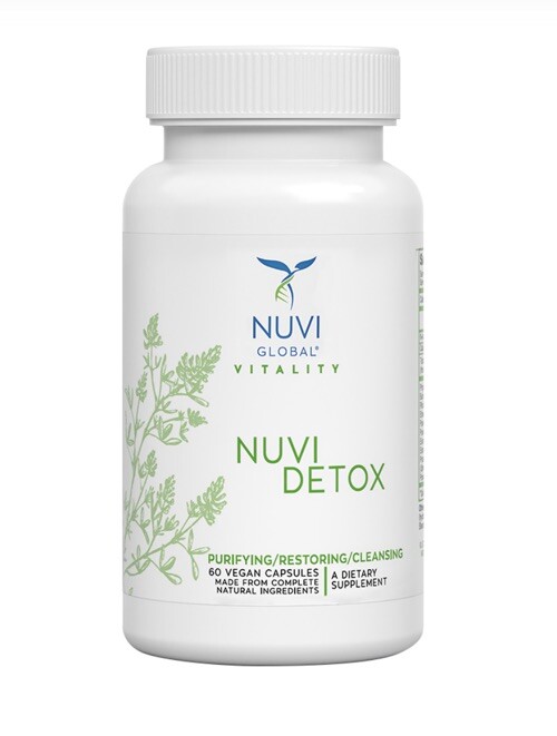 Nuvi Detox Body Weight Loss and Cleansing Natural and Organic Nuvi Detox 60 Ct