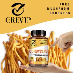 Cordyceps 1000mg – Energy Booster, Improve Endurance and Athletic Performance