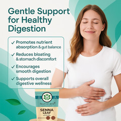 Organic Senna Leave Capsule 500mg-(8% Sennosides)-Digestive &Constipation-90Caps