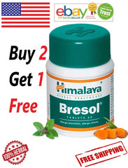 BRESOL Himalaya Natural For Respiratory Wellness With Free Ship 60 Tablets