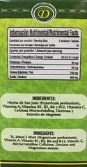 Hierba de San Juan 90 tabletas natural vitamin A B and C