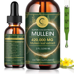 Mullein Leaf Extract for Lungs – Non GMO, Supports Respiratory Function & Promo