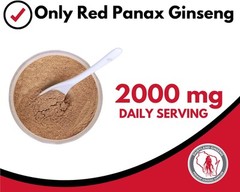 Red Panax Ginseng Powder with Natural Ginsenosides (8 8 Ounce (Pack of 1)