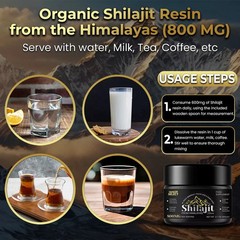Shilajit Soft Resin Extremely Potent Himalayan Shilajit 100% Pure Resin 60mg