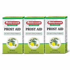3X Baidyanath Prostaid 50 Tabs Each With Long Expiry & Free Shipping