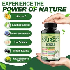 SOURSOP Capsule – Digestion & Immune Support, Antioxidant Support