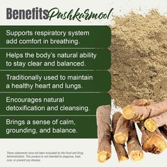 Pushkarmool Powder – Inula racemosa – Non GMO, Organic, Vegan – 454 GMS