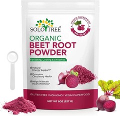 Organic Beet Root Powder Raw Non GMO Pure Beta Vulgaris Nitric Oxide Booster