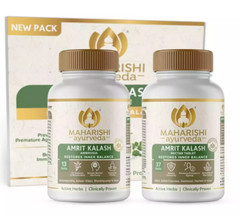 3 x Maharishi Ayurveda Amrit Kalash (60 Nectar Tablets and 60 Ambrosia Tablets)